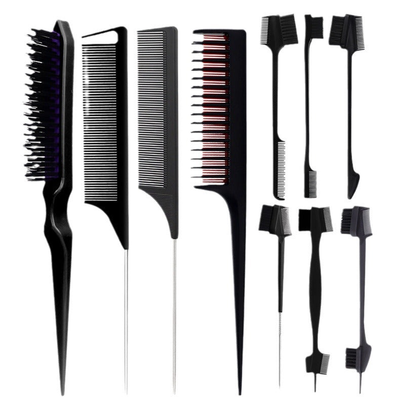 Sets Fluff Steel Needle Tail Duckbill Clip Hair Brushes & Combs