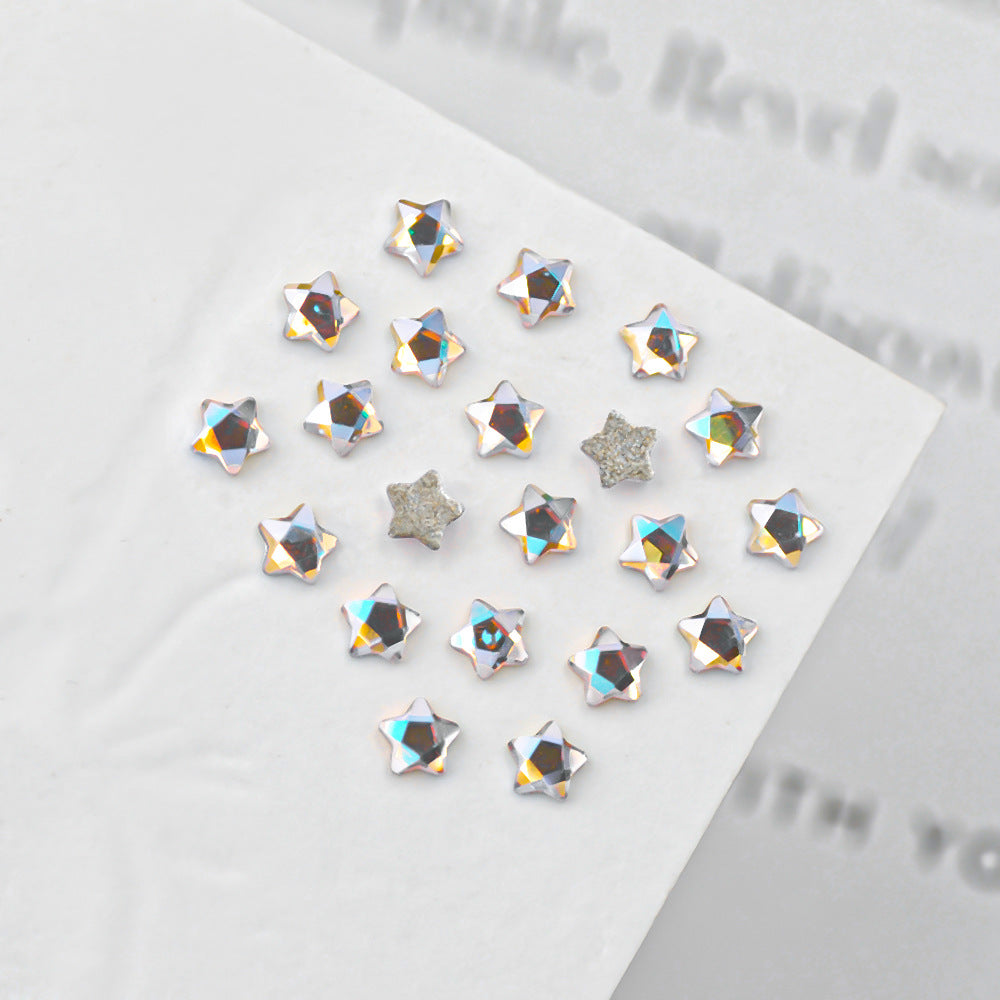 Bottom Fancy Shape Diamonds Crystal High Nail Care Nail Art