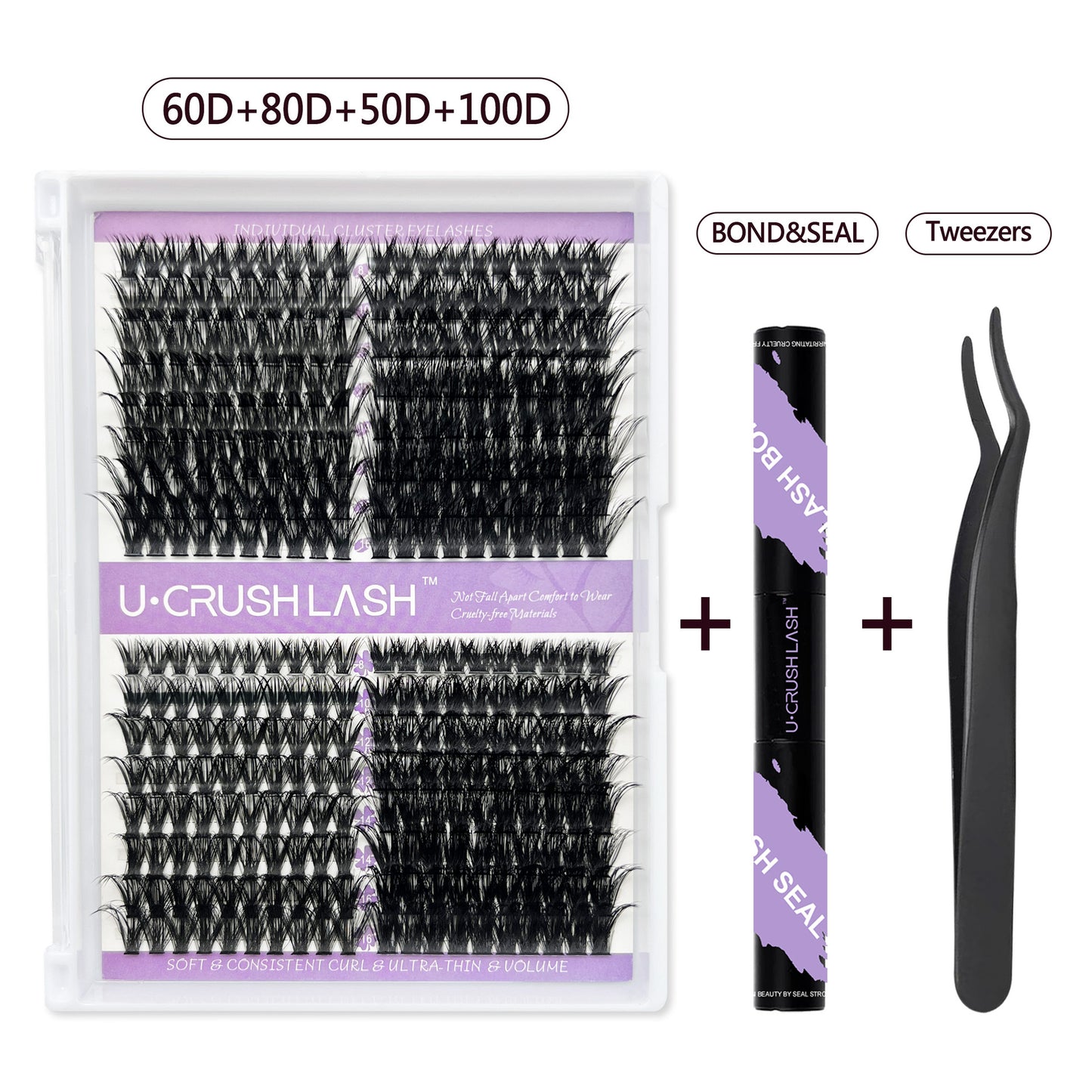 Eyelashes Row Curved Grafting Assortment Pack False Lashes