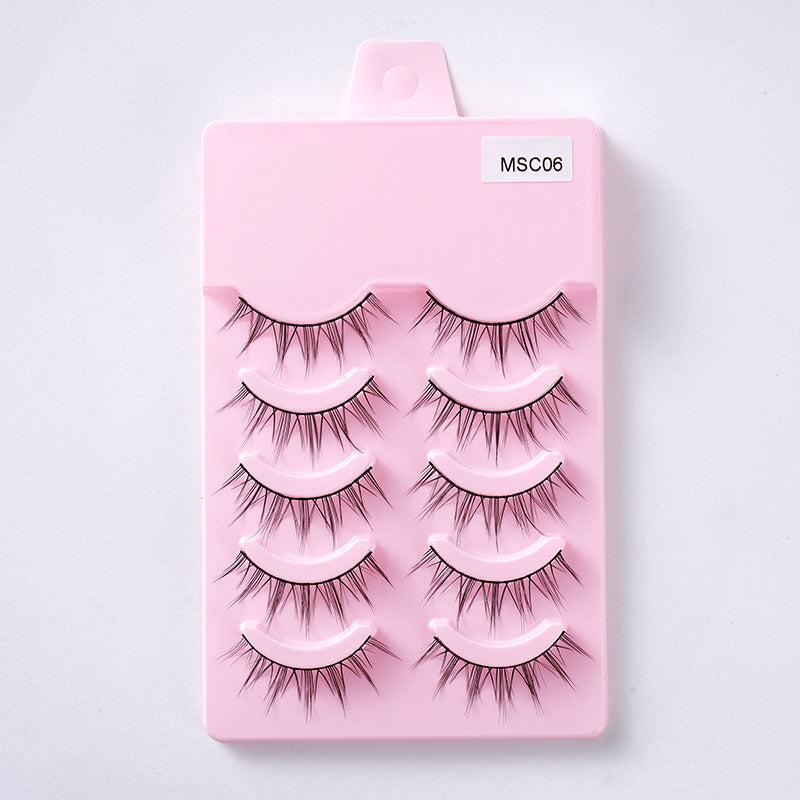 Eyelashes Eyelash Black Stem Self-adhesive Reusable False Lashes