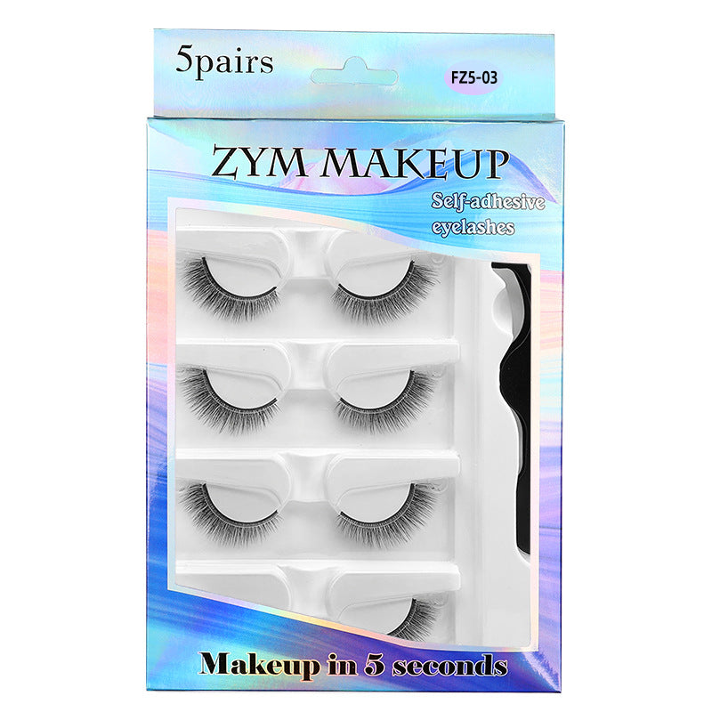 Pairs Of Handmade Eyelashes Natural Sharpening False Lashes