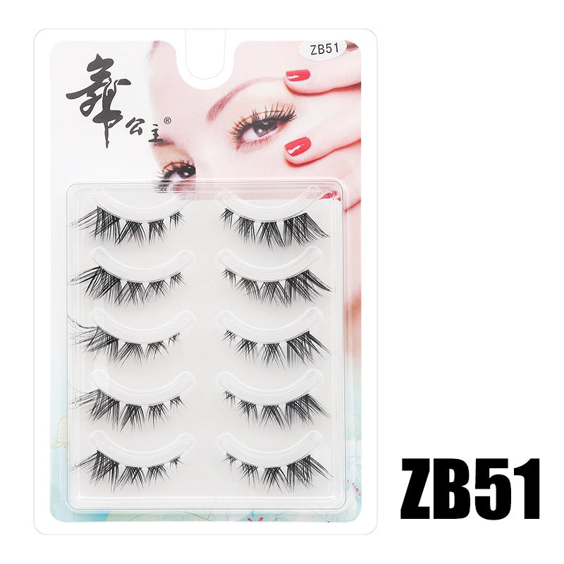 Women's Dance Princess Eyelash Single Fish Line Stem False Lashes