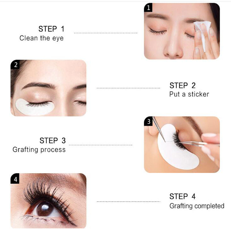 Isolation Cloud Type Pad Flower Hydrogel False Lashes