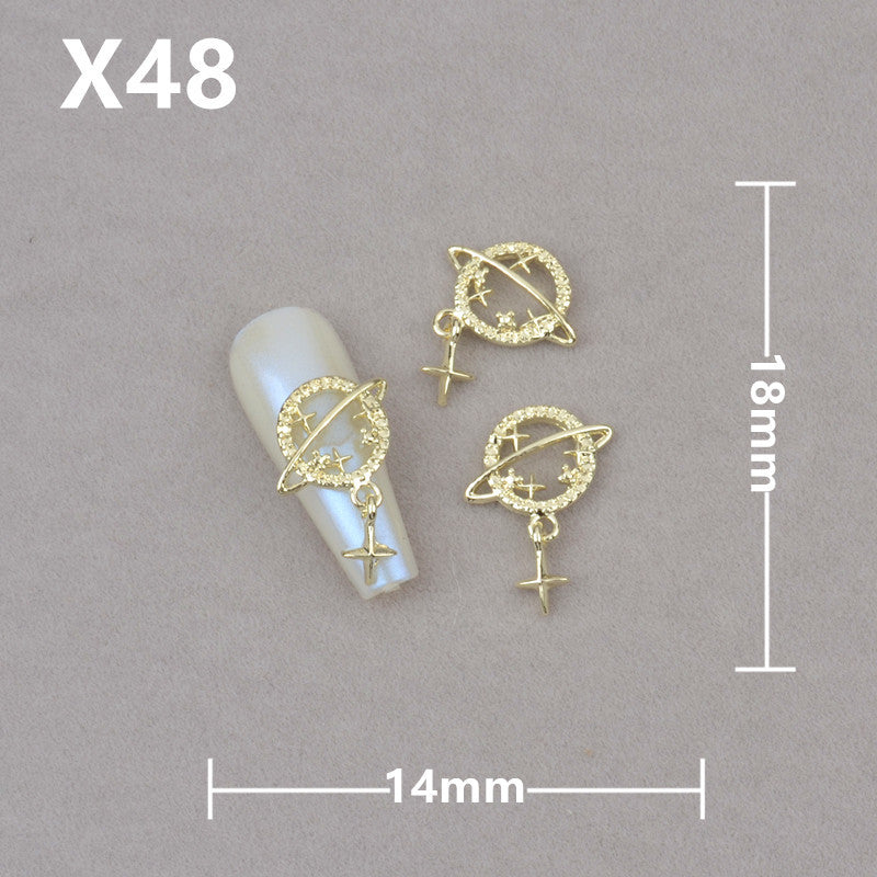 Five-pointed Star Bamboo Pearl Four Stars Nail Care Nail Art