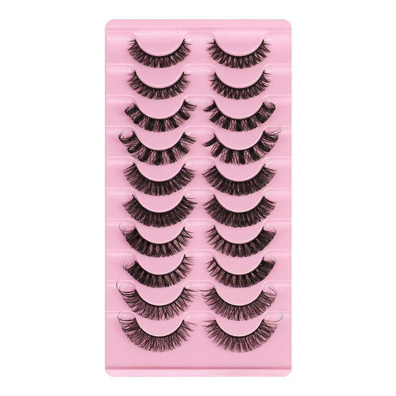 Warped Russian Curly Large Curved Thick False Lashes