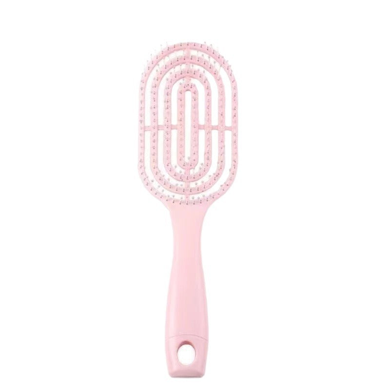 Macaron Vent Hollow Back Massage Household Hair Brushes & Combs