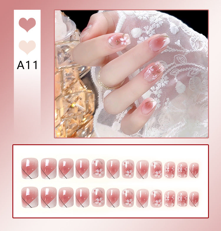 Fake Patch Wear Armor Finished Tip Nail Art