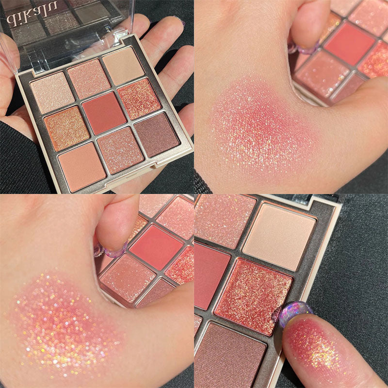 Pure Desire Shadow Plate Fig Milk Tea Shimmer Matte Eyeshadow