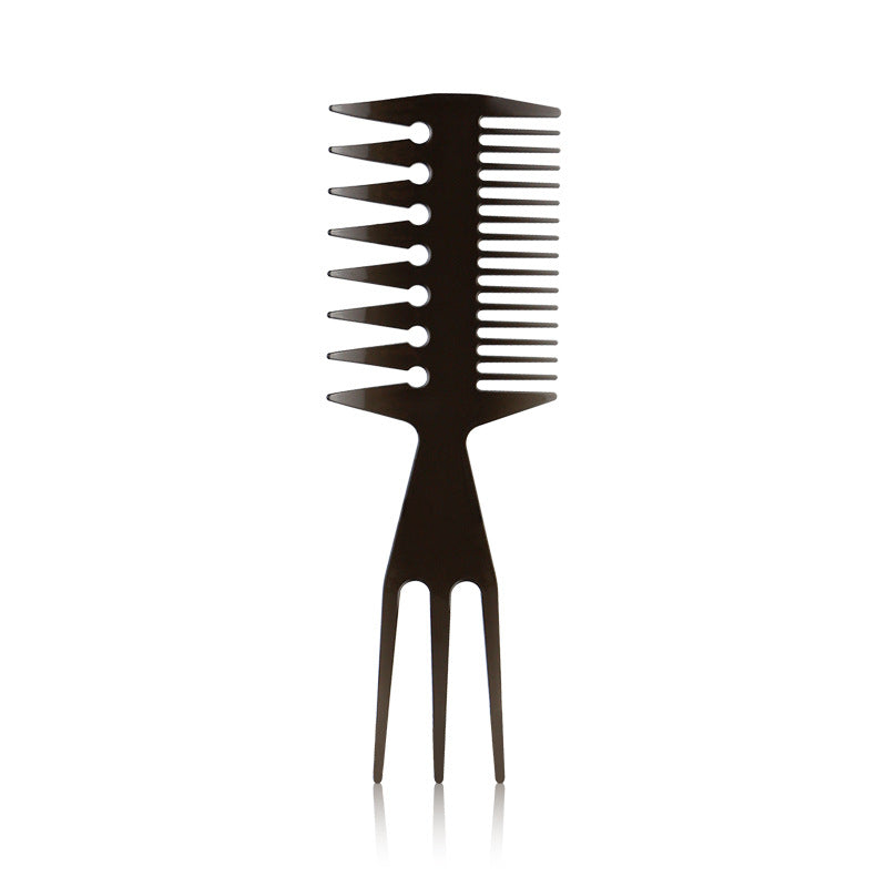 Men's Head Fluffy Shape Large Back Texture Hair Brushes & Combs