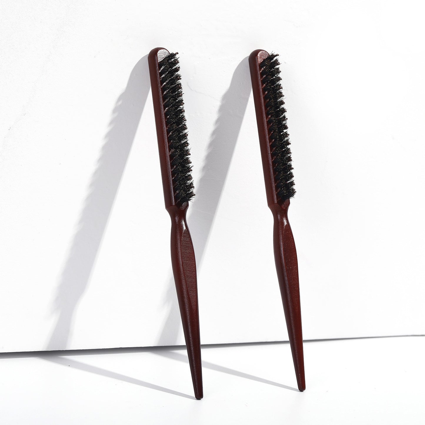 Women's Bristle Scalp Meridian Massage Three Rows Plate Hair Brushes & Combs