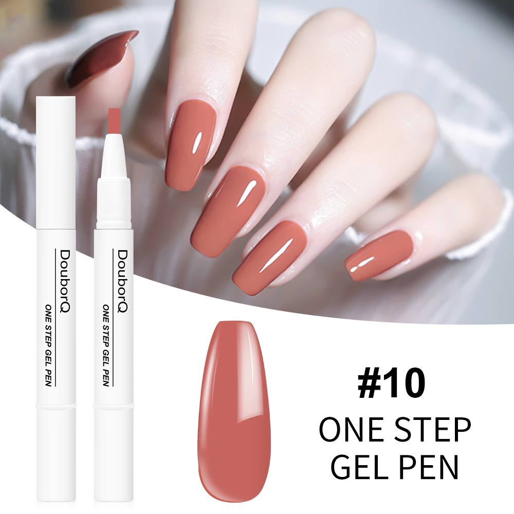 Manicure One Step Glue Pen-shaped Gel Nail Polish