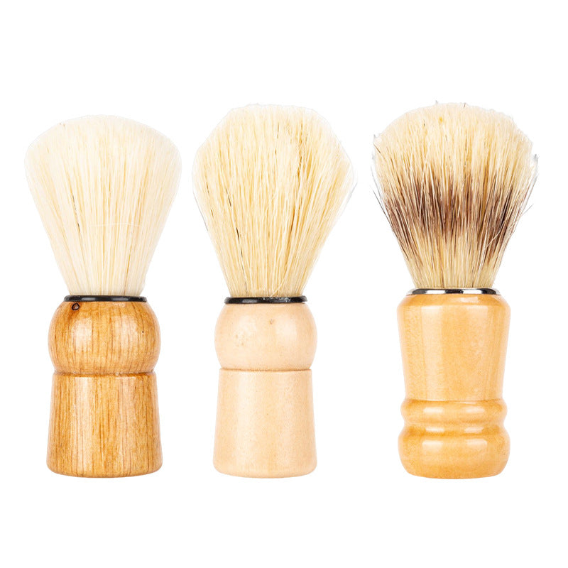 Men's Wood Shaving Brush Beard Household Pogonotomy Hair Brushes & Combs