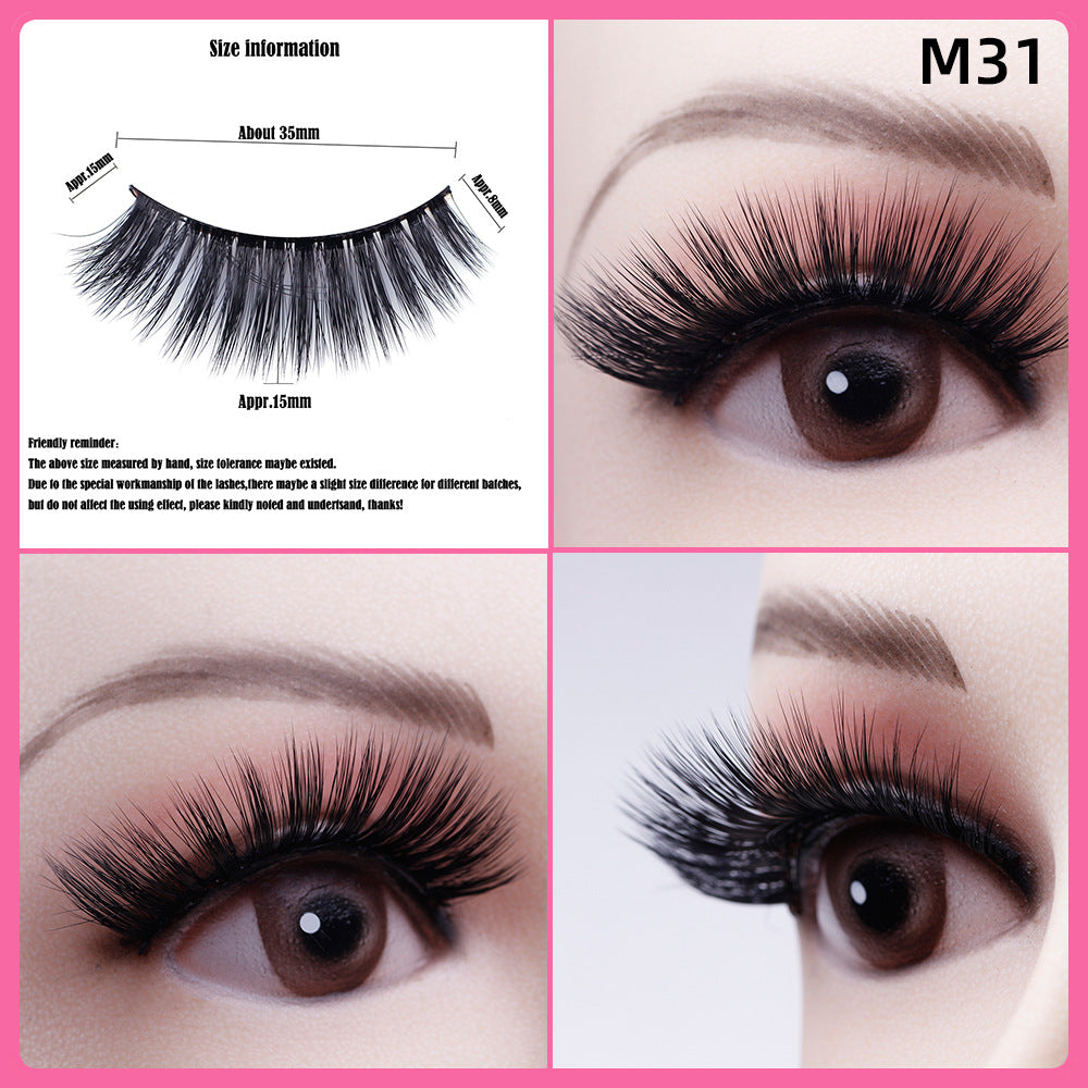 Cross High Imitation Mink Eyelashes Single False Lashes