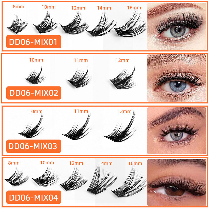 Eyelashes Large Capacity Thick Eyelash Curling False Lashes