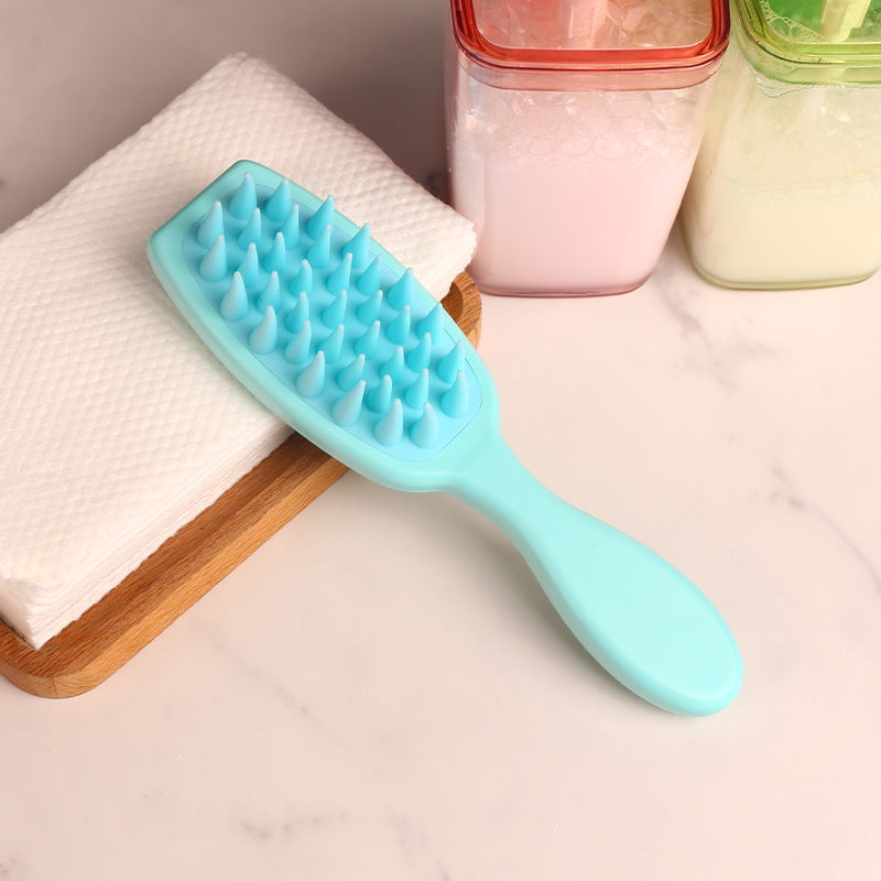 Women's Scalp Cleaning Head Scratching Massage Silicone Soft Hair Brushes & Combs