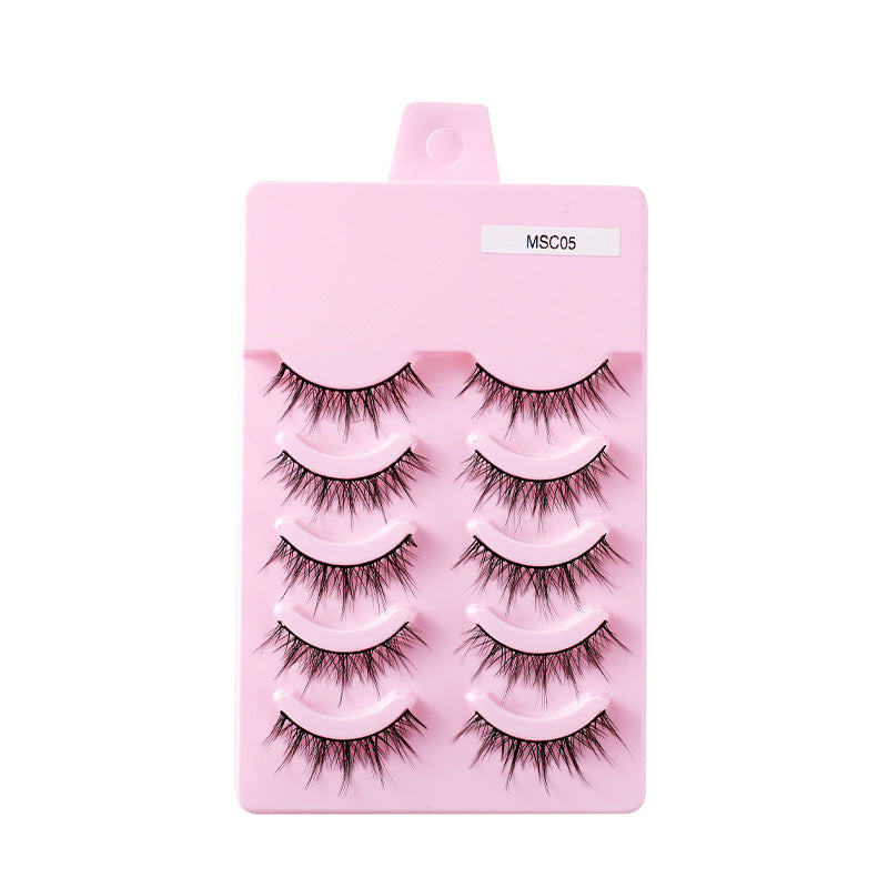 Eyelashes Eyelash Black Stem Self-adhesive Reusable False Lashes