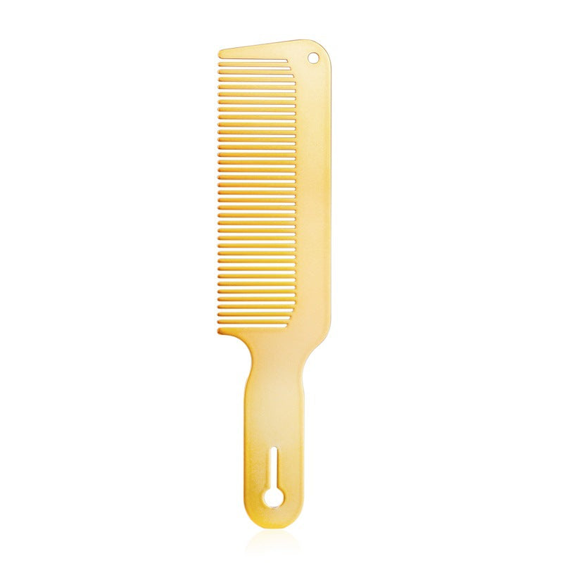 Men's Salon Haircut Flat Oil Head Apple Gold Hair Brushes & Combs