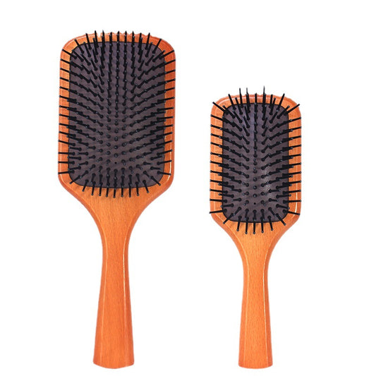 Solid Wood Scalp Massage Curly Hairdressing Air Cushion Live Hair Brushes & Combs