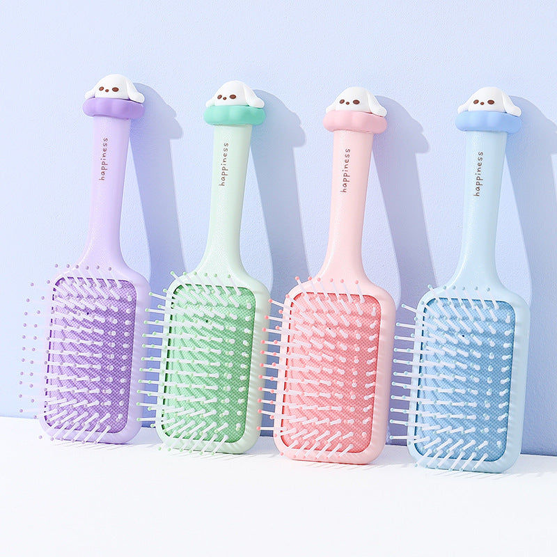 Square Bear Air Cushion Home Daily Hair Brushes & Combs