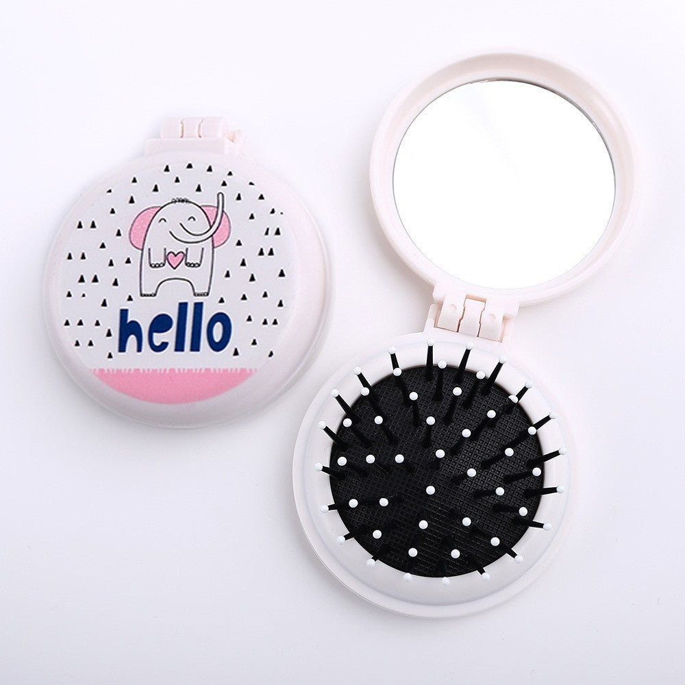 Folding Airbag Dopamine Color Plastic Cute Hair Brushes & Combs