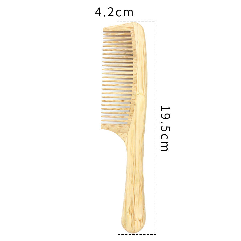 Pretty Elegant Slouchy Bamboo Stitching Hairdressing Hair Brushes & Combs