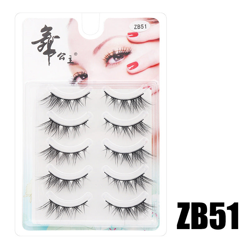 Women's Dance Princess Eyelash Single Fish Line Stem False Lashes