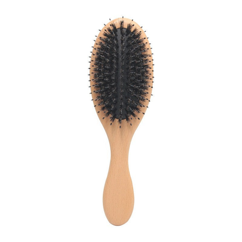 Beech Bristle Scalp Massage Airbag Straight Hair Brushes & Combs