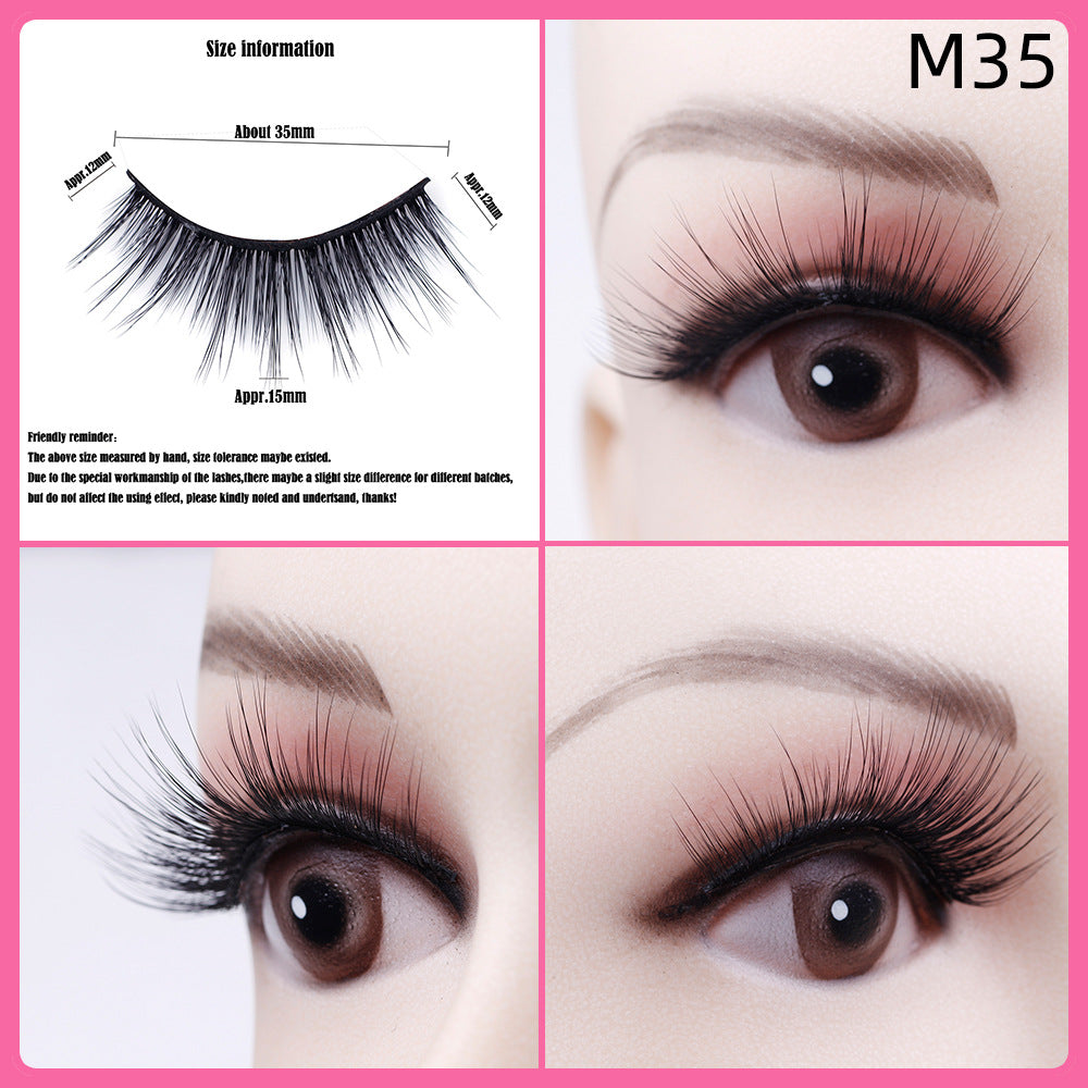 Cross High Imitation Mink Eyelashes Single False Lashes