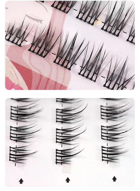 Eyelashes Lazy Trilogy Sunflower Feather Fan False Lashes