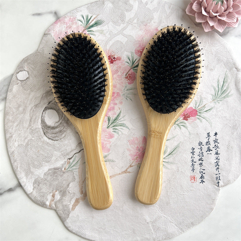 Smooth Fluffy Bristle Air Cushion Hairdressing Bamboo Hair Brushes & Combs