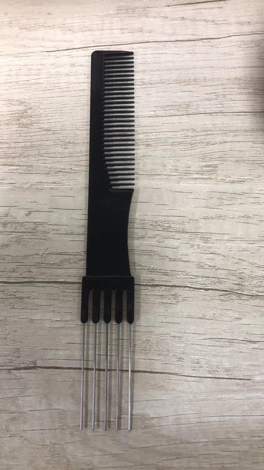 Women's & Men's Hairdressing Haircut Black Carbon Fiber High Hair Brushes & Combs