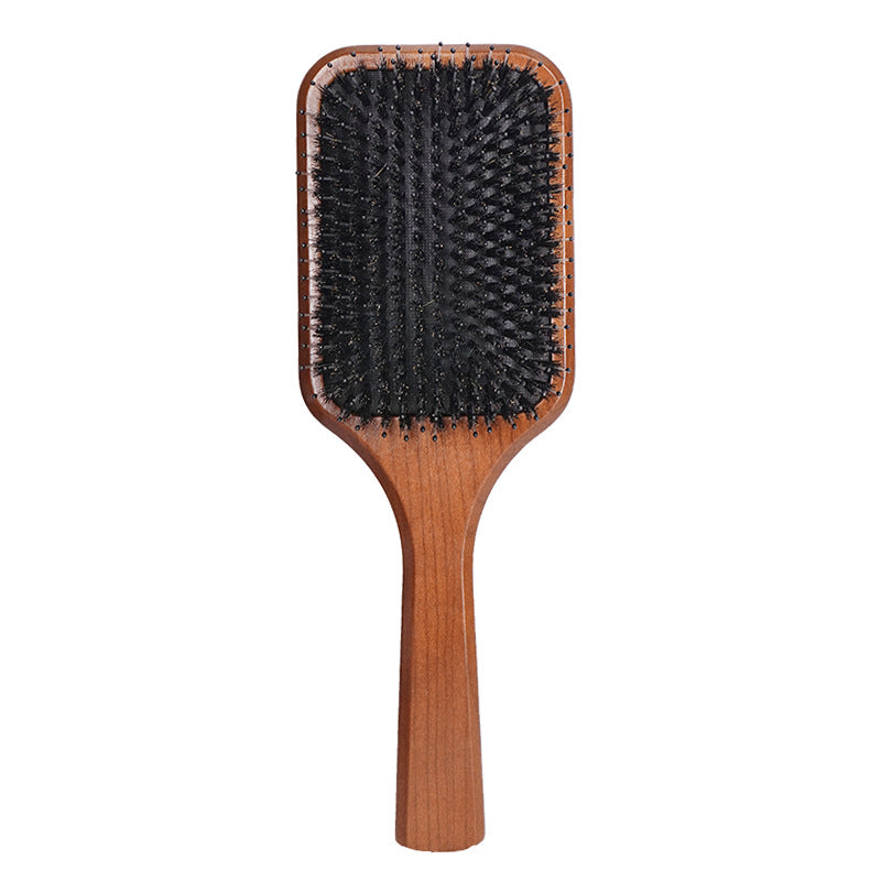 Cherry Wood Color Large Board High Hair Brushes & Combs