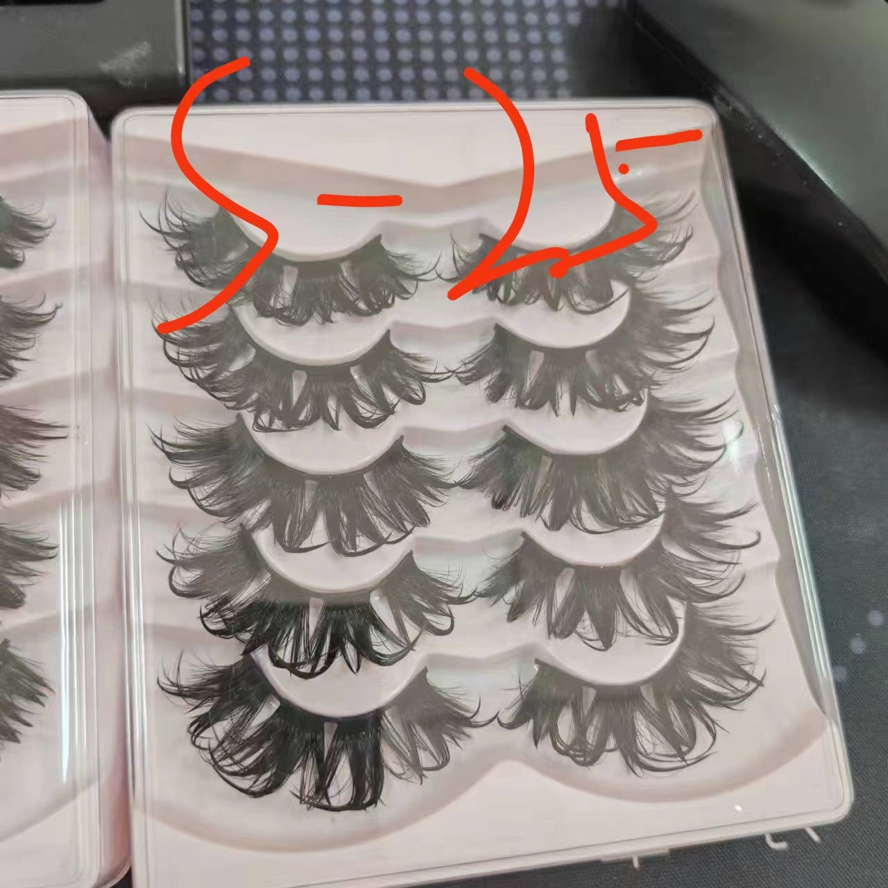 Attractive Wet Eyelashes Mink Style Thick False Lashes