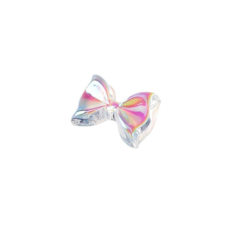 Colorful Aurora Bow Jewelry Ornaments Three-dimensional Nail Care Nail Art