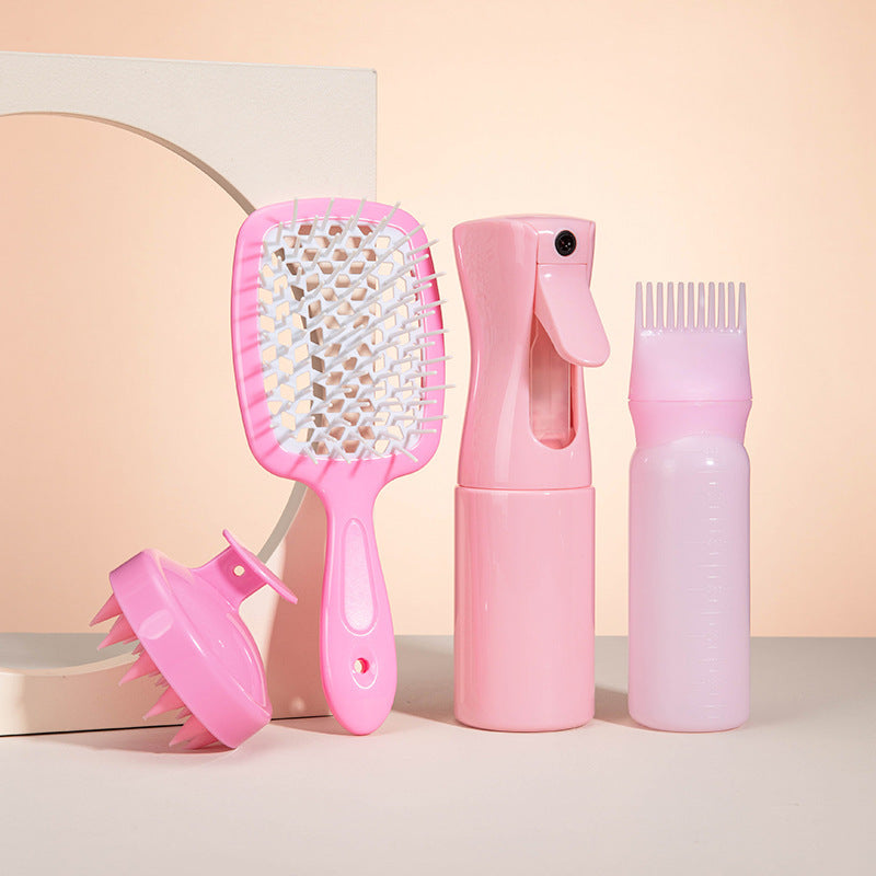 High Pressure Spray Cleaning Silicone Shampoo Hair Brushes & Combs