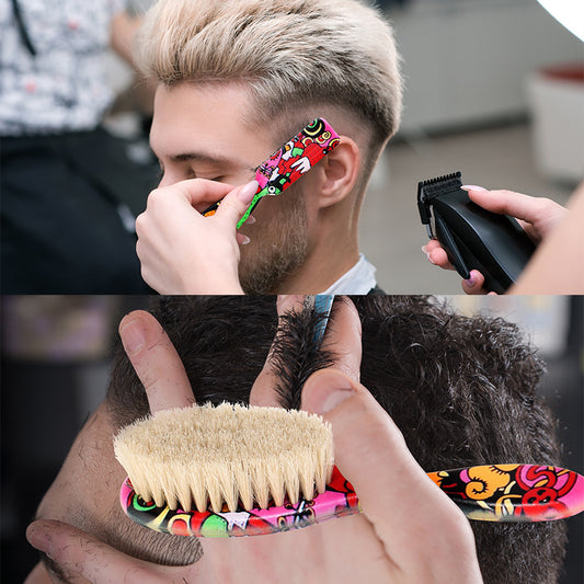 Men's For Greasy Hairdressing Style Cleaning Brush Hair Brushes & Combs