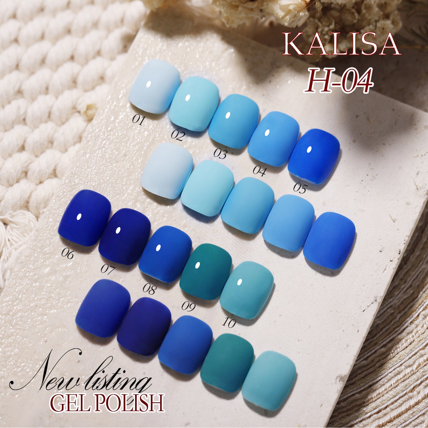 Klein Blue Armor Fog Haze Salon Nail Polish