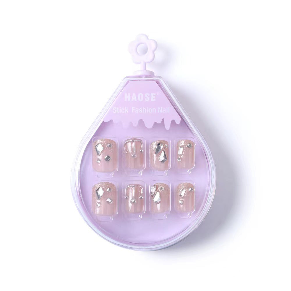 Soft Detachable Repeated Use Jelly Piece Nail Stickers