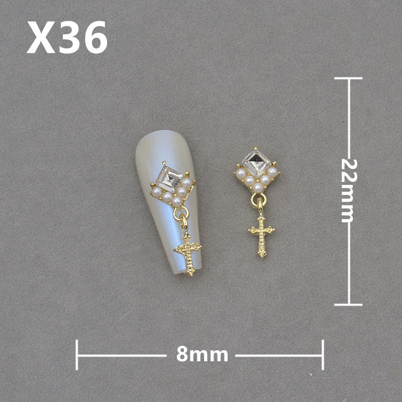 Five-pointed Star Bamboo Pearl Four Stars Nail Care Nail Art