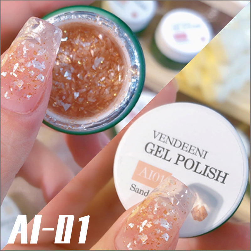 Uv Sandstone Gel Salon Flash Glue Popular Nail Polish