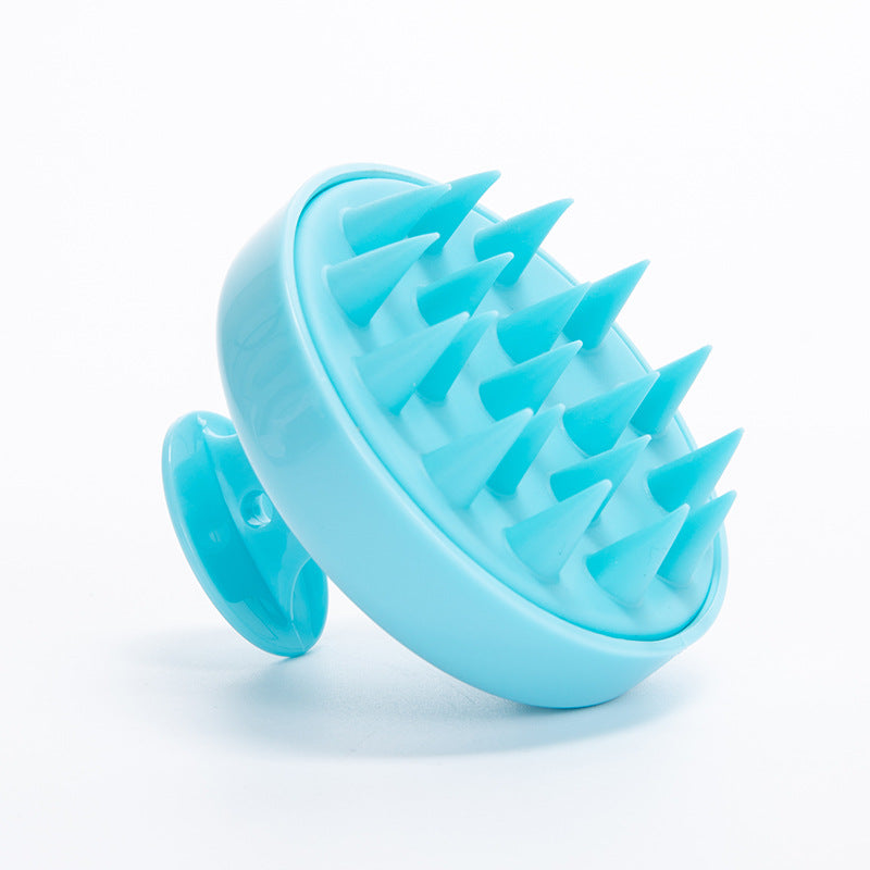 Silicone Shampoo Brush Massage Scalp Cleaning Hairdressing Hair Brushes & Combs