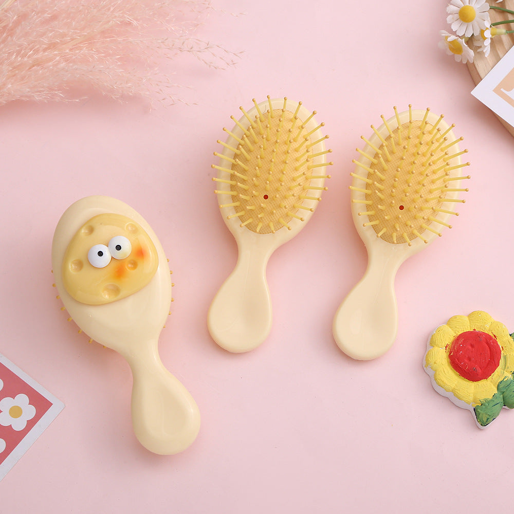 Cute Air Cushion Mirror Soft Portable Massage Hair Brushes & Combs