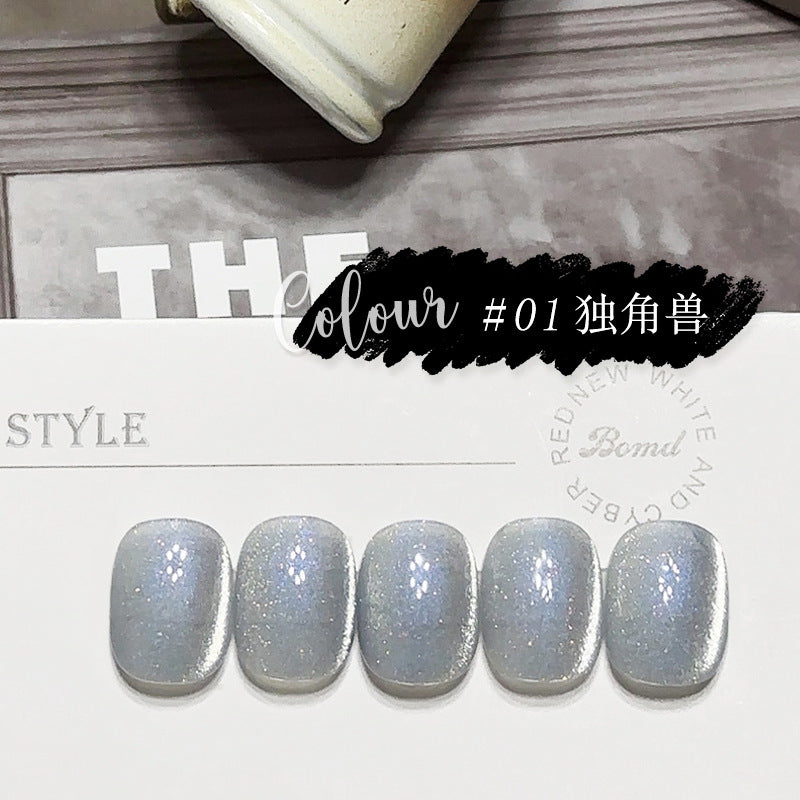 Popular Micro Glass Bead Porcelain White Nail Polish