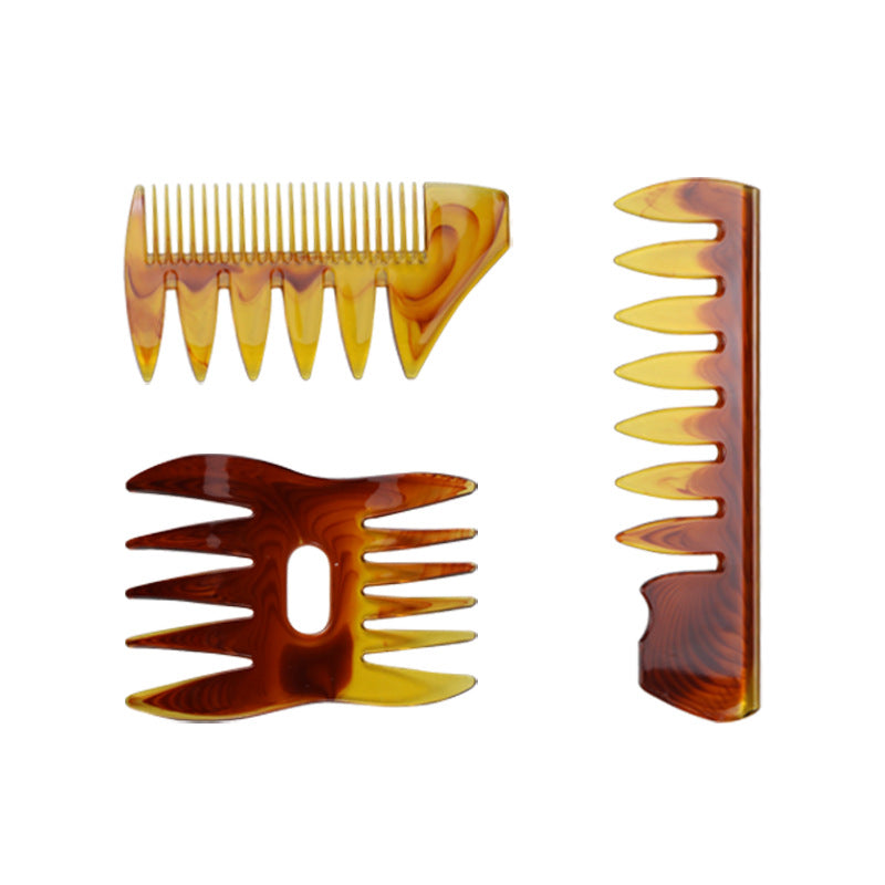 Sale Retro Oil Head Large Back Hair Brushes & Combs