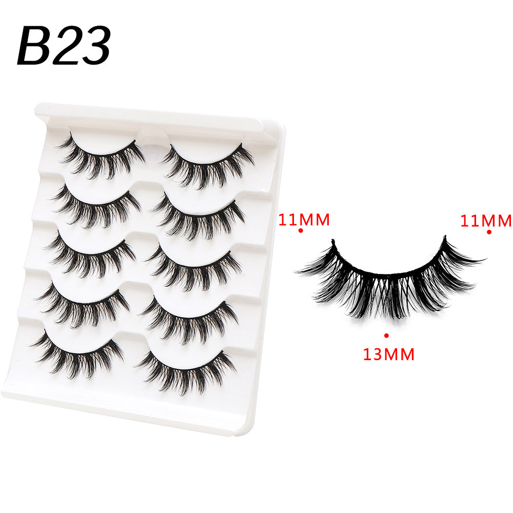 Devil Eyelashes Natural Curling Hard Stem False Lashes