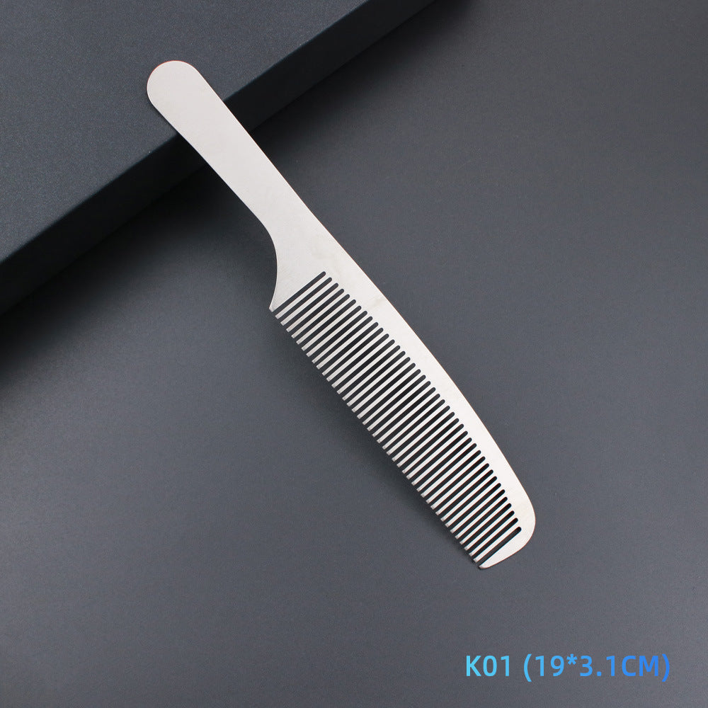 Stainless Steel Salon Professional Haircut Printable Folding Hair Brushes & Combs