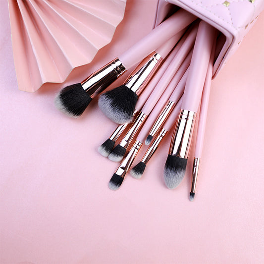 Fiber Brush Suit Shadow Highlight Powder Makeup Brushes Accessories