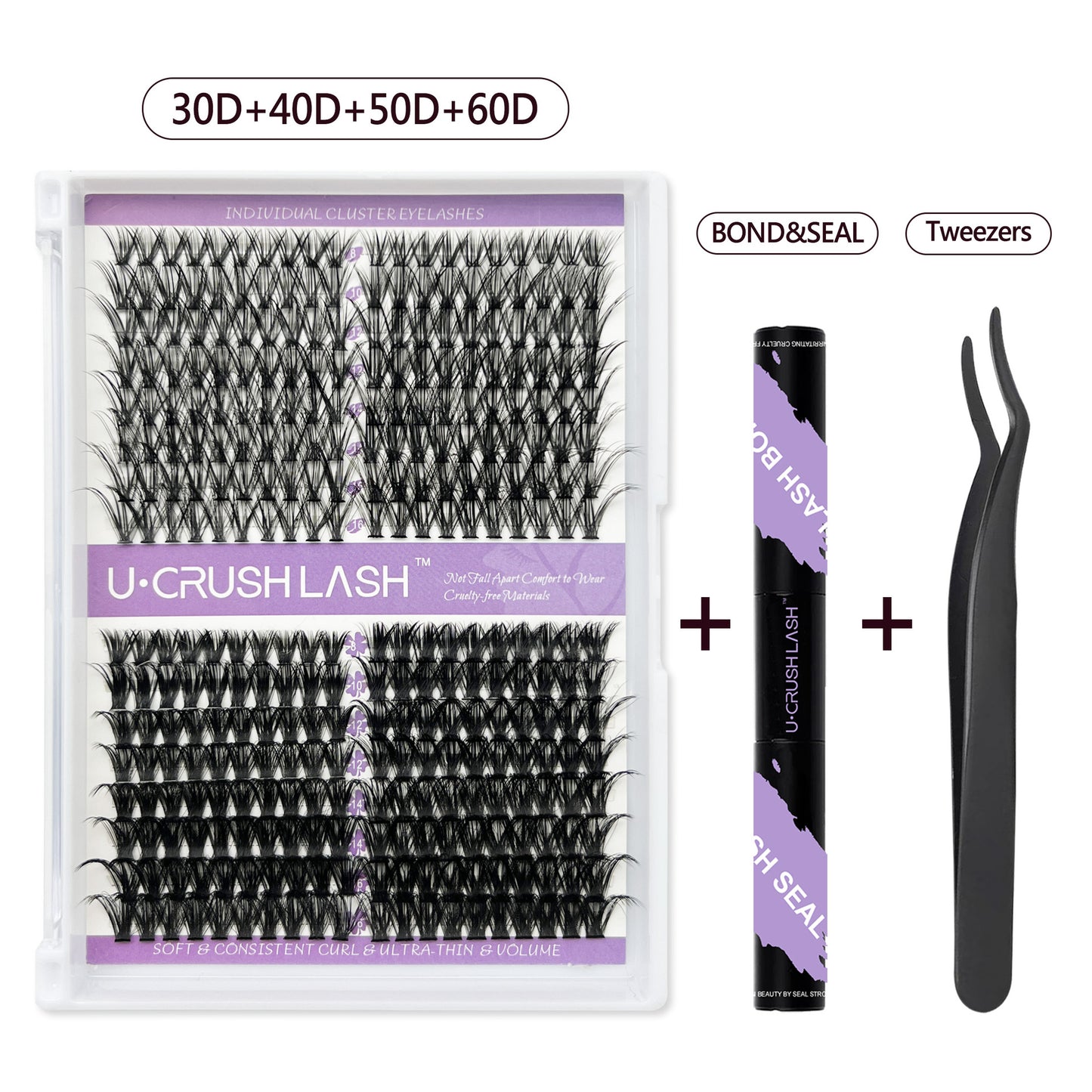 Eyelashes Row Curved Grafting Assortment Pack False Lashes