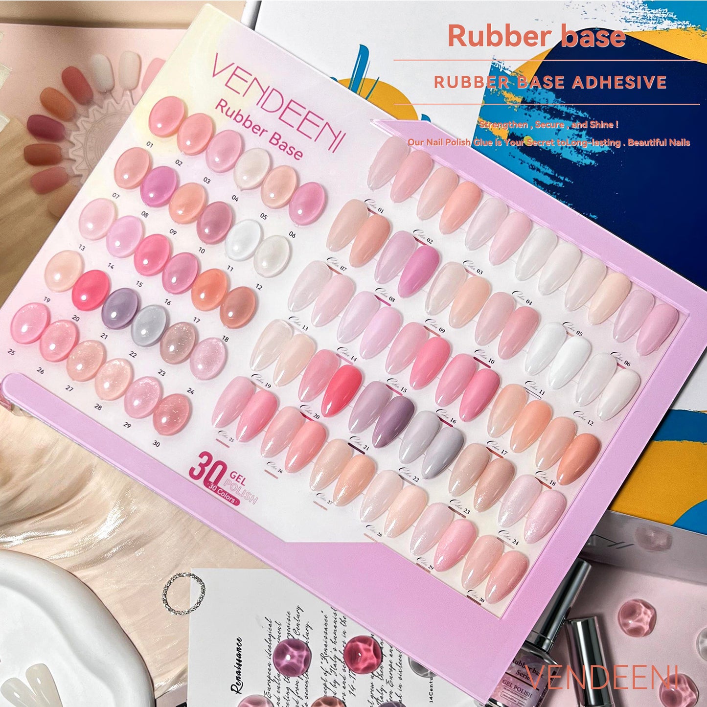 Transparent Uv Solid Moonlight White Pink Rubber Base Nail Polish