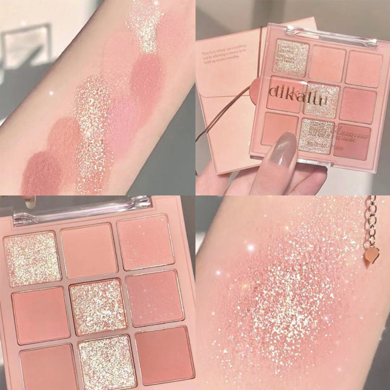 Pure Desire Shadow Plate Fig Milk Tea Shimmer Matte Eyeshadow